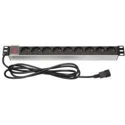 RACK PDU 1U 9 SCHUKO W/SWITCH/C14 BKT-1134L210.09-0 BKT