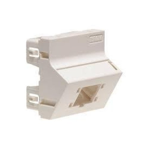 NET ACC ANGLED MOUNTING PLATE/45X45 2X1P WHITE R313332 R&M