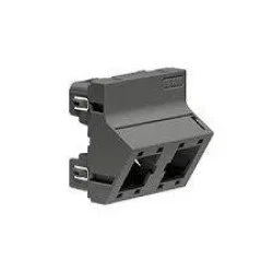 NET ACC ANGLED MOUNTING PLATE/45X45 2X1P BLACK R313331 R&M
