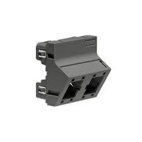 NET ACC ANGLED MOUNTING PLATE/45X45 2X1P BLACK R313331 R&M