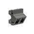 NET ACC ANGLED MOUNTING PLATE/45X45 2X1P BLACK R313331 R&M