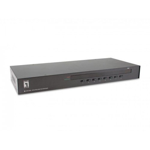 NET SWITCH KVM PS/2-USB VGA/8PORT KVM-3208 LEVELONE