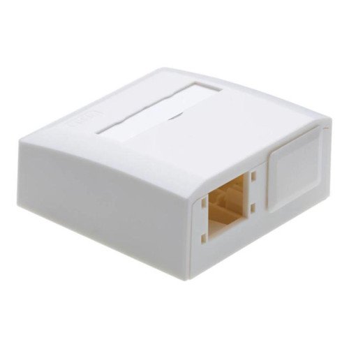 NET ACC SURFACE MOUNT BOX/2P WHITE R804304 R&M