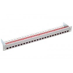 PATCH PANEL CAT6A EL 24XRJ45/1U GRAY R813493 R&M