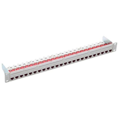 PATCH PANEL CAT6A EL 24XRJ45/1U GRAY R813493 R&M