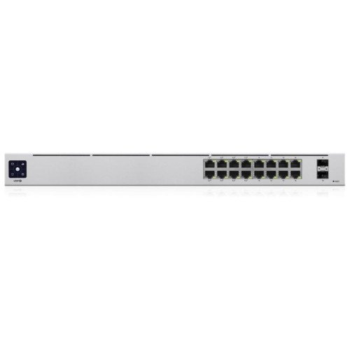 NET SWITCH 16PORT 1000M 2SFP/POE USW-16-POE UBIQUITI