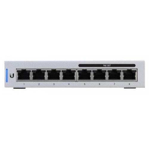NET SWITCH 8PORT 1000M POE/UNIFI US-8-60W UBIQUITI