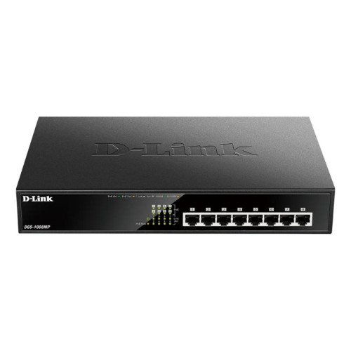 NET SWITCH 8PORT 10/100/1000/POE DGS-1008MP D-LINK