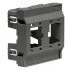 NET ACC MOUNTING PLATE 45X45/2X1PORT BLACK R313333 R&M
