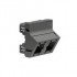 NET ACC ANGLED MOUNTING PLATE/45X45 2X1P BLACK R313331 R&M