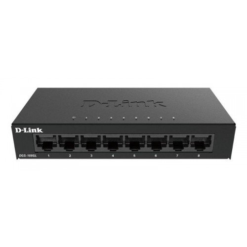 NET SWITCH 8PORT 1000M/DGS-108GL/E D-LINK