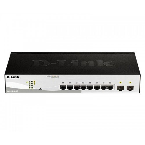 NET SWITCH 8PORT 10/100/1000/2P SFP DGS-1210-10 D-LINK