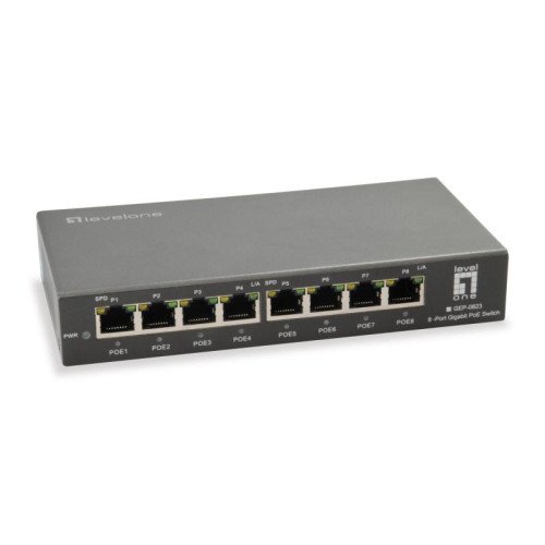 NET SWITCH 8PORT 10/100/1000M/GEP-0823 LEVELONE