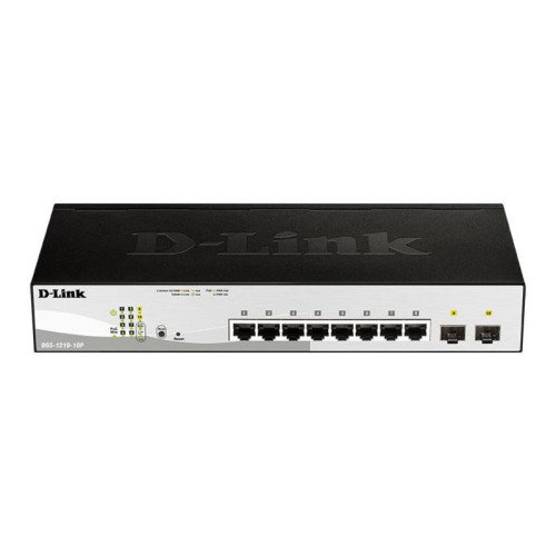 NET SWITCH 10PORT 10/100/1000/POE DGS-1210-10P/E D-LINK