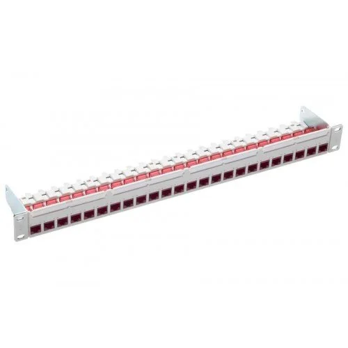 PATCH PANEL CAT6A 24XRJ45/1U GRAY R813494 R&M