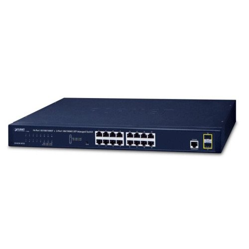 NET SWITCH 16PORT 1000M/GS-4210-16T2S PLANET