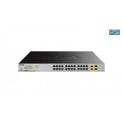 NET SWITCH 24PORT 10/100/1000/2COMBO DGS-1026MP D-LINK