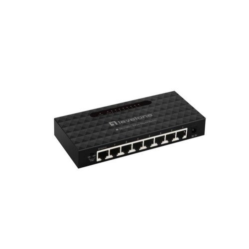 NET SWITCH 8PORT 10/100/1000M/GEU-0821 LEVELONE