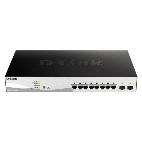 NET SWITCH 10PORT 10/100/1000/2SFP DGS-1210-10MP/E D-LINK