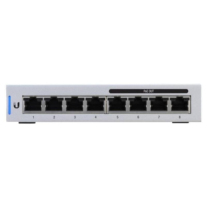 NET SWITCH 8PORT 1000M POE/UNIFI US-8-60W UBIQUITI