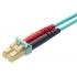 PATCH CABLE FO LC-DUPLEX LSZH/OM3 3M BEIGE/TURQ R323065 R&M