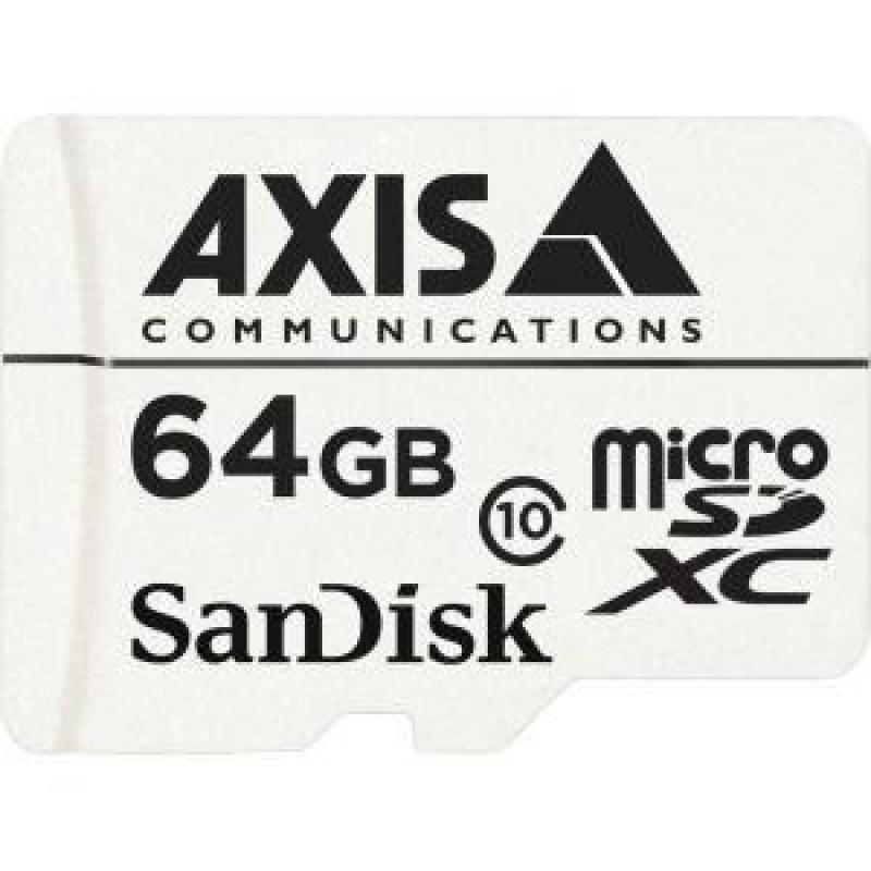 MEMORY MICRO SDXC 64GB 10PCS//SURV. W/ADAPTER 5801-961 AXIS