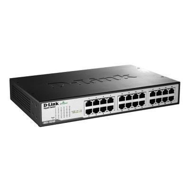 NET SWITCH 24PORT 10/100/1000T/RM DGS-1024D D-LINK