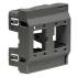 NET ACC MOUNTING PLATE 45X45/2X1PORT BLACK R313333 R&M