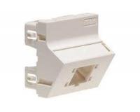 NET ACC ANGLED MOUNTING PLATE/45X45 2X1P WHITE R313332 R&M