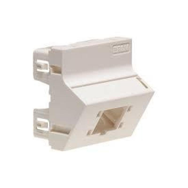 NET ACC ANGLED MOUNTING PLATE/45X45 2X1P WHITE R313332 R&M