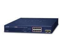 NET SWITCH 8PORT 1000M POE+/GS-4210-8P2S PLANET