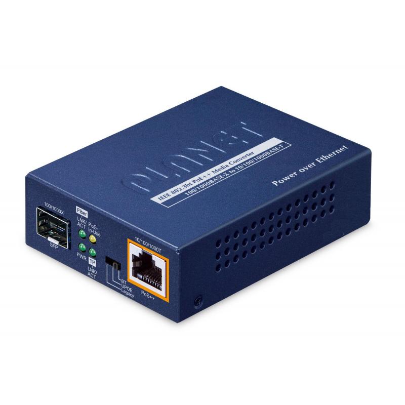 NET MEDIA CONVERTER POE+/GUP-805A-60W PLANET