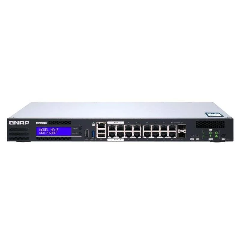 NET SWITCH 16PORTS POE/QGD-1600P-8G QNAP