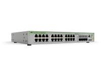 NET SWITCH 24PORT 10/100/1000T/+4SFP AT-GS970M/28-50 ALLIED