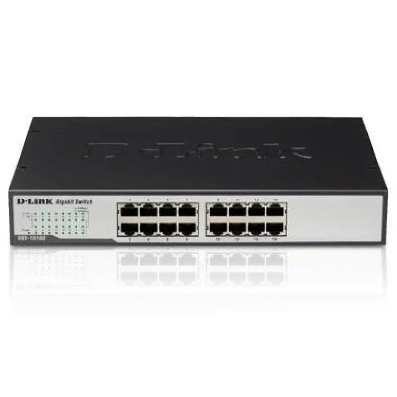 NET SWITCH 16PORT 10/100/1000T/RM DGS-1016D D-LINK NET SWITCH 16PORT 10/100/1000T/RM DGS-1016D D-LINK