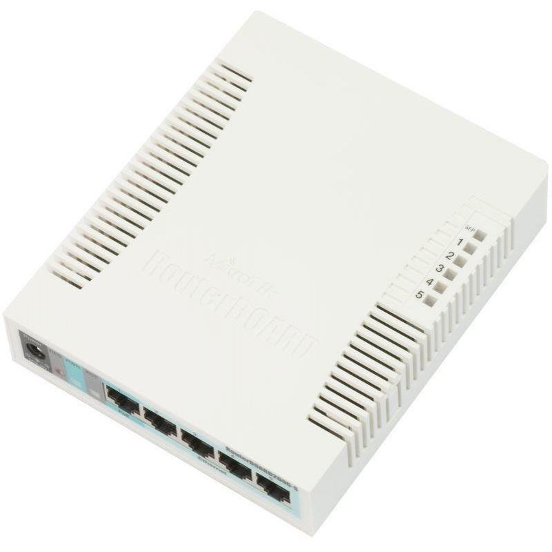 NET SWITCH 5PORT 1000M/CSS106-5G-1S MIKROTIK
