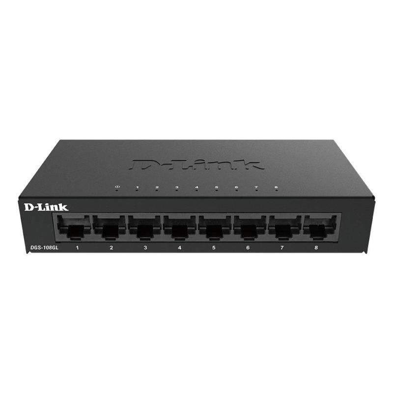 NET SWITCH 8PORT 1000M/DGS-108GL/E D-LINK