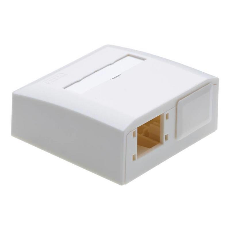 NET ACC SURFACE MOUNT BOX/2P WHITE R804304 R&M