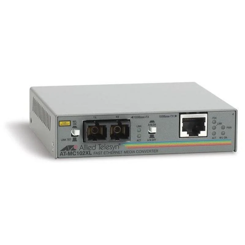 NET CONVERTER 100M FX-TX/SC MM AT-MC102XL-60 ALLIED