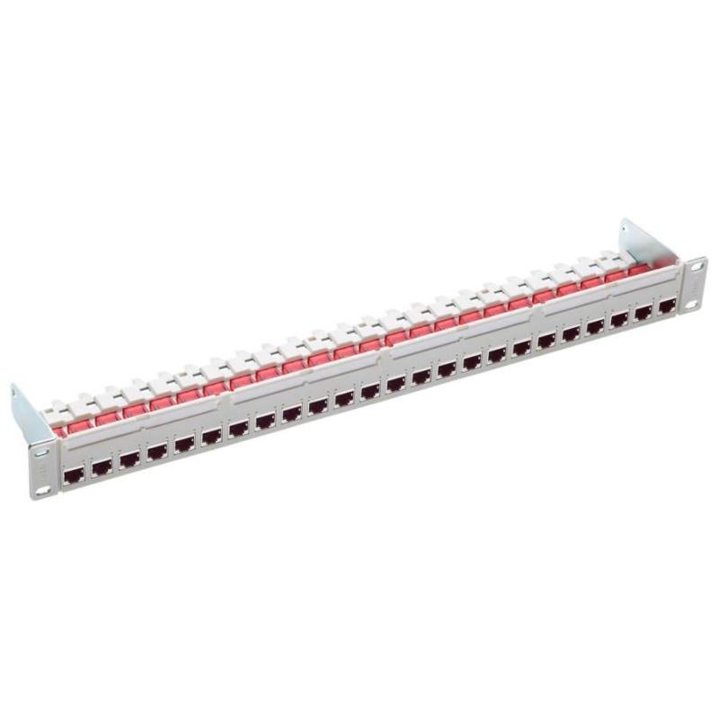 PATCH PANEL CAT6A EL 24XRJ45/1U GRAY R813493 R&M