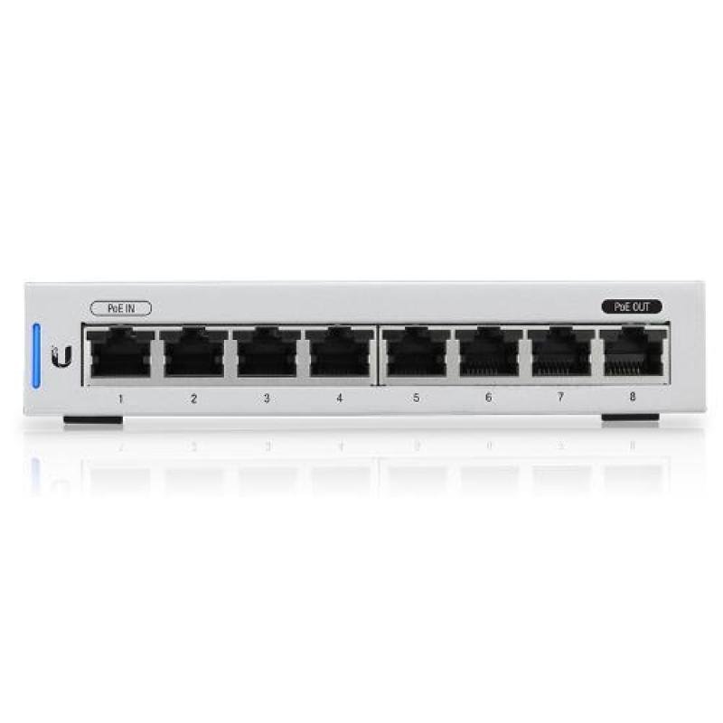 NET SWITCH 8PORT 1000M 1POE/UNIFI US-8 UBIQUITI