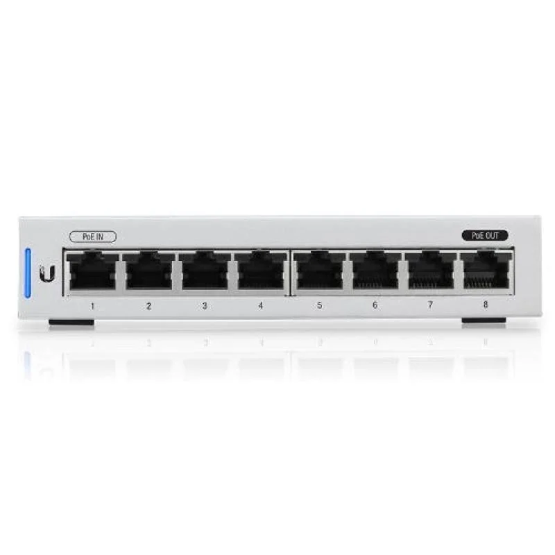 NET SWITCH 8PORT 1000M 1POE/UNIFI US-8 UBIQUITI