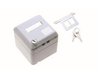 NET ACC OUTLET 2X1P 93X90/IP44 R503476 R&M