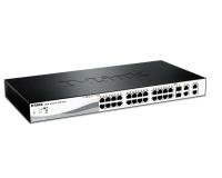 NET SWITCH 24PORT 10/100M/2COMBO POE DES-1210-28P D-LINK
