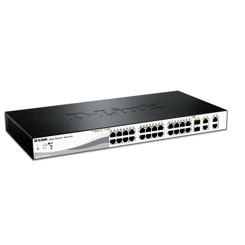 NET SWITCH 24PORT 10/100M/2COMBO POE DES-1210-28P D-LINK