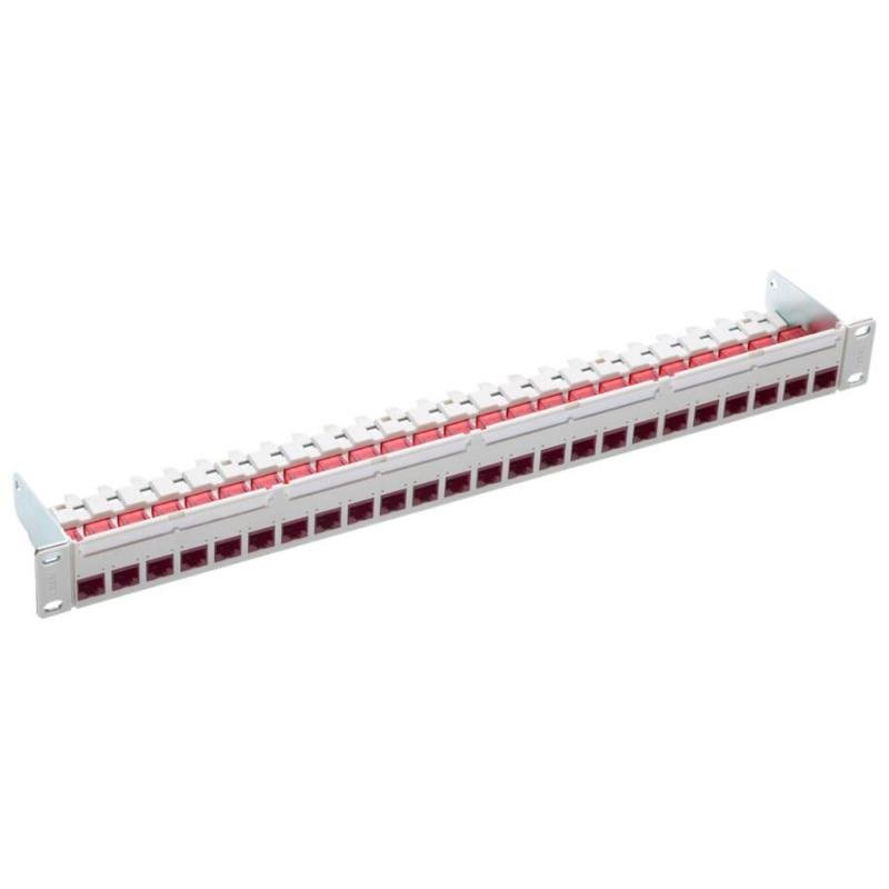 PATCH PANEL CAT6A 24XRJ45/1U GRAY R813494 R&M