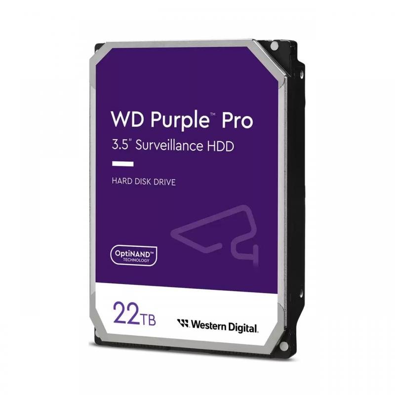 HDD SATA 22TB 7200RPM 512MB/PURPLE PRO WD221PURP WDC