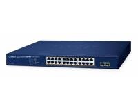NET SWITCH 24PORT 1000M SFP/GS-2210-24P2S PLANET