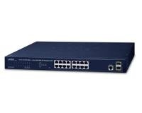 NET SWITCH 16PORT 1000M/GS-4210-16T2S PLANET