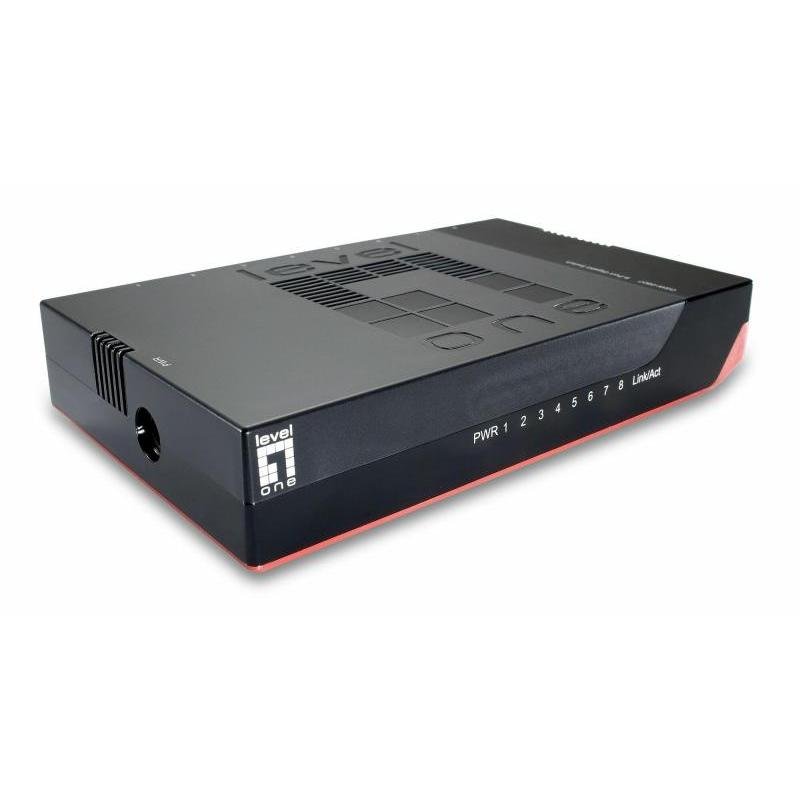 NET SWITCH 8PORT 10/100/1000M/GSW-0807 LEVELONE